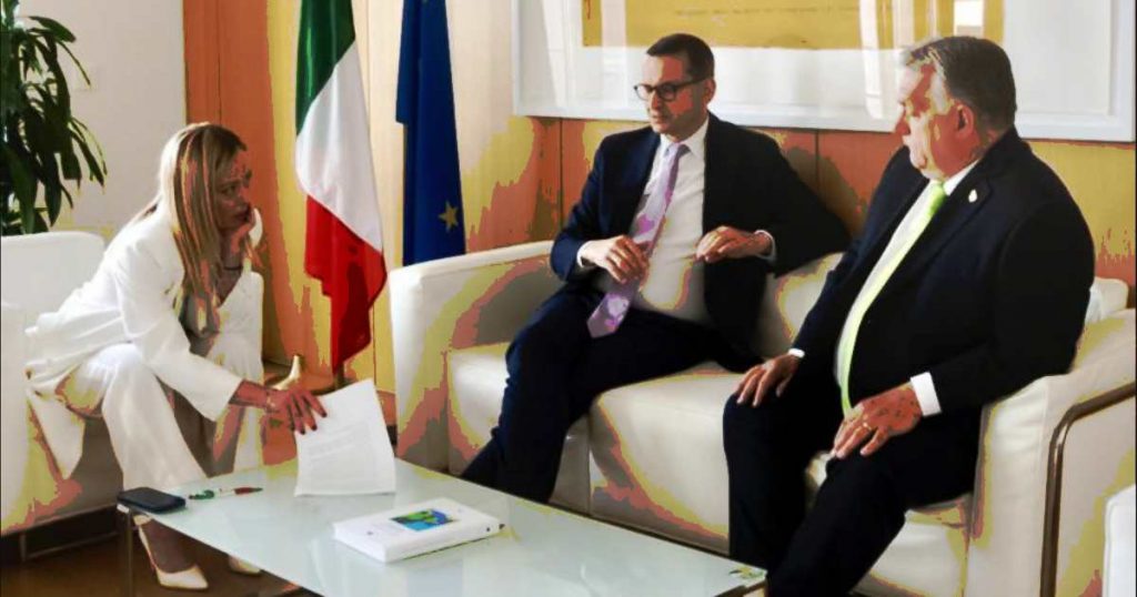 meloni migranti incontro orban
