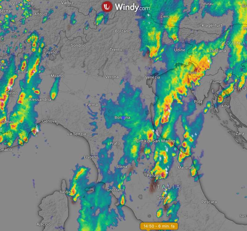 meteo weekend 5-6 agosto 2023