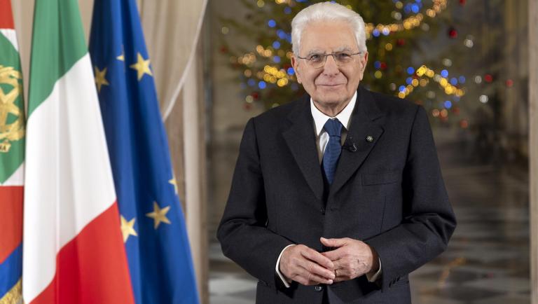 Il Presidente della Repubblica Sergio Mattarella