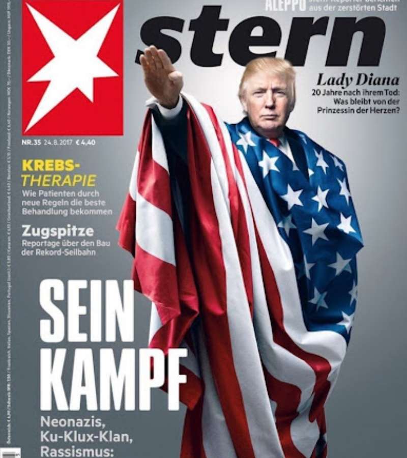 Donald Trump sulla copertina di Stern