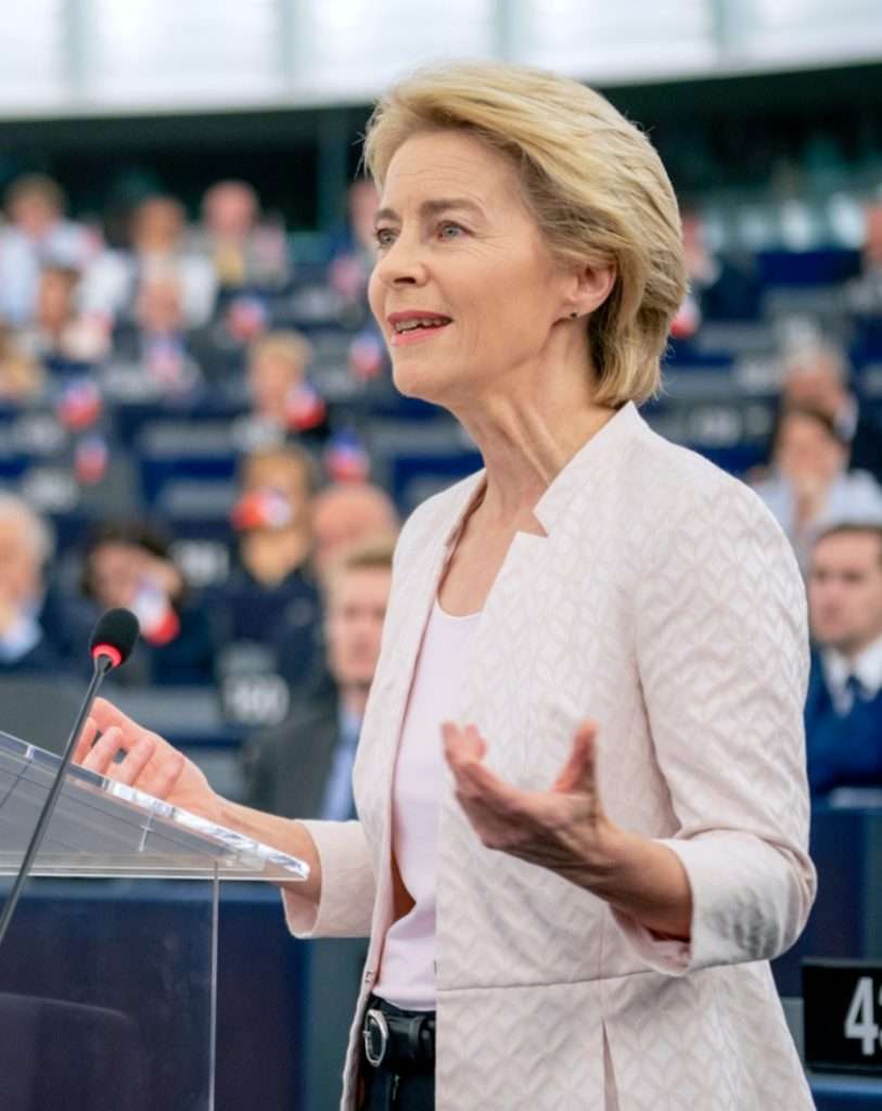 Ursula Von der Leyen rieletta